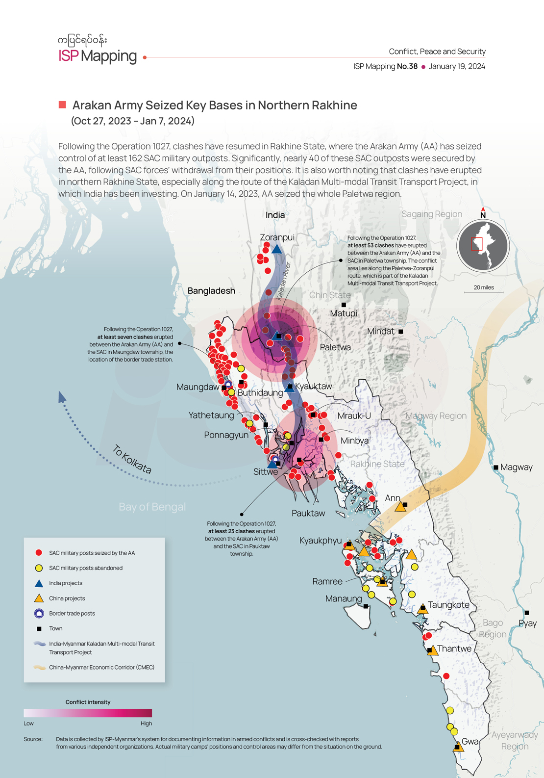Arakan Army Seized Key Bases in Northern Rakhine